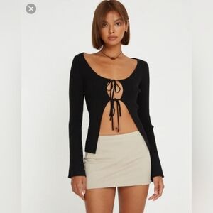 Motel Rocks Sujata Cardi in Black